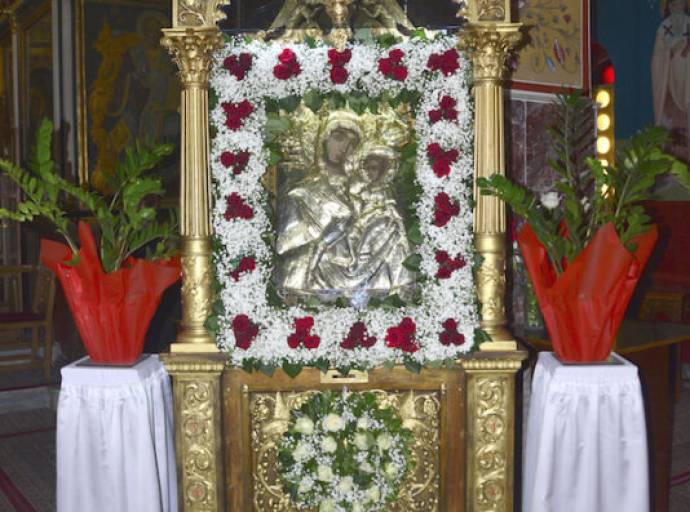 Μεταφέρεται η Ιερή Εικόνα της Παναγίας Τρυπητής από το Αίγιο στον Βόλο